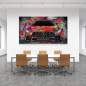 Preview: Auto Leinwandbild Mercedes AMG GT Pop Art