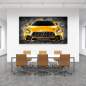 Preview: Auto Leinwandbild Mercedes AMG GT Yellow