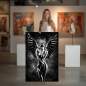 Preview: Leinwandbild Sensual Angel Black and White Abstrakt