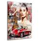 Preview: Audrey Hepburn Wandbild Kunstgestalten24
