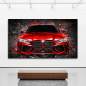 Preview: BMW M4 auf Leinwand von Roland Menzel | Kunstgestalten24