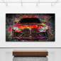 Preview: BMW M4 als Leinwandbild von Roland Menzel | Kunstgestalten24