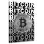 Mobile Preview: Bitcoin Leinwandbild von Kunstgestalten24