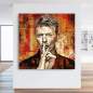 Preview: David Bowie Wandbild von Kunstgestalten24
