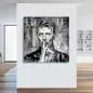 Preview: David Bowie Wandbild von Kunstgestalten24