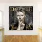 Preview: David Bowie Blattgold Bild von Kunstgestalten24