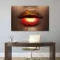 Preview: Lippen-Wandbild-Leinwandbild Preview: Lippen-Wandbild-Leinwandbild