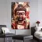 Preview: Aludibond-Buddha-Wandbild von Ron Danell