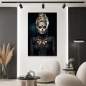 Preview: La Catrina Wandbild von Kunstgestalten24