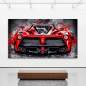 Mobile Preview: Ferrari auf Leinwand von Roland Menzel | Kunstgestalten24