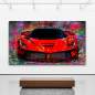 Preview: Ferrari als Leinwandbild von Roland Menzel | Kunstgestalten24