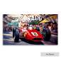 Preview: Wandbild Ferrari von Kunstgestalten24