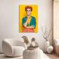 Preview: Frida Kahlo Wandbild von Kunstgestalten24
