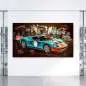 Mobile Preview: Ford GT40 Wandbild von Kunstgestalten24