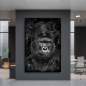 Mobile Preview: Gorilla Leinwandbild von Kunstgestalten24