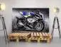 Mobile Preview: Wandbild Leinwandbild BMW HP4 Race Motorradbild