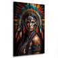 Mobile Preview: Wandbild Indianerin von Kunstgestalten24