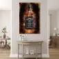 Preview: Wandbild Leinwandbild Jack Wihskey Modern Abstrakt Preview: Wandbild Leinwandbild Jack Wihskey Modern Abstrakt