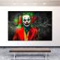 Mobile Preview: Joker-Leinwandbild-Wandbild von Ron Danell
