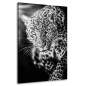 Mobile Preview: Leopard Leinwandbild von Kunstgestalten24