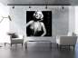Mobile Preview: Marilyn Monroe Wandbild von Kunstgestalten24