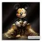 Preview: Leinwandbild Gold Mickey