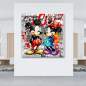 Preview: Micky und Minnie Wandbild von Kunstgestalten24