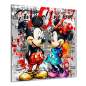 Preview: Micky und Minnie Wandbild von Kunstgestalten24
