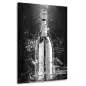 Preview: Champagner Aluminium Wandbild