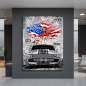 Mobile Preview: Ford Mustang Wandbild Kunstgestalten24