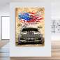 Mobile Preview: Ford Mustang Wandbild Kunstgestalten24