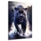 Preview: Leopard Leinwandbild von Kunstgestalten24