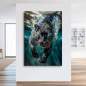 Preview: Tier Leinwandbild von Kunstgestalten24