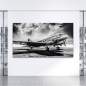 Preview: Wandbild Leinwandbild Propeller Flugzeug DC3