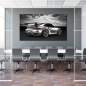 Preview: Auto Wandbild Leinwandbild Porsche GT2 RS Sunset