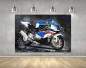 Preview: Wandbild Leinwandbild BMW S1000RR Motorradbild