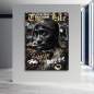 Preview: Tupac Blattgold Bild von Kunstgestalten24