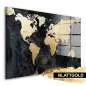 Preview: Blattgold Weltkarte von Kunstgestalten24