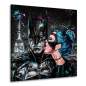 Preview: Batman Catwoman Wandbild von Kunstgestalten24