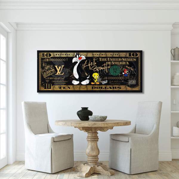 Sylvester Leinwandbild von Kunstgestalten24