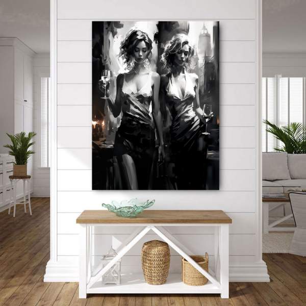 Wandbild Two Girls