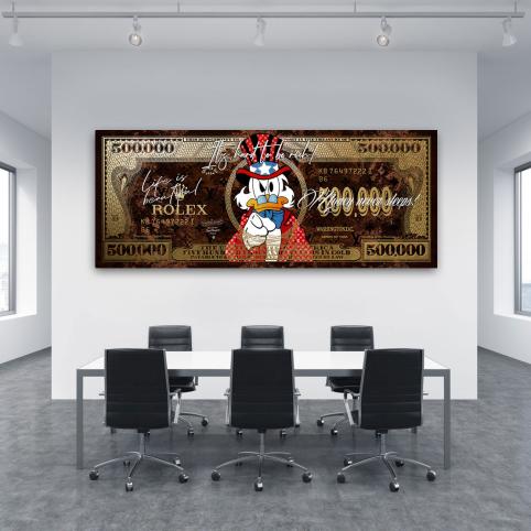 Blattgold Wandbild von Kunstgestalten24