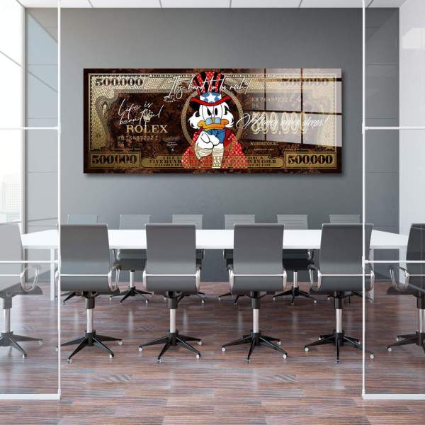 Blattgold Wandbild von Kunstgestalten24