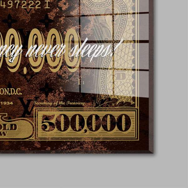 Blattgold Wandbild von Kunstgestalten24