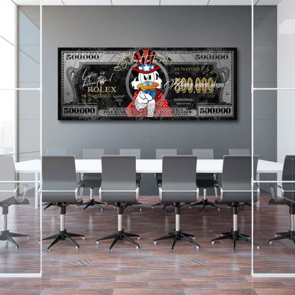 Wandbild Dagobert Dollar Kunstgestalten24
