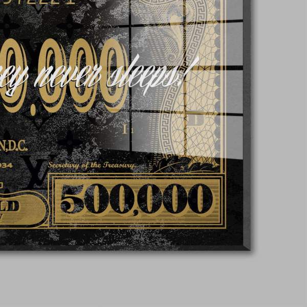 Blattgold Wandbild von Kunstgestalten24