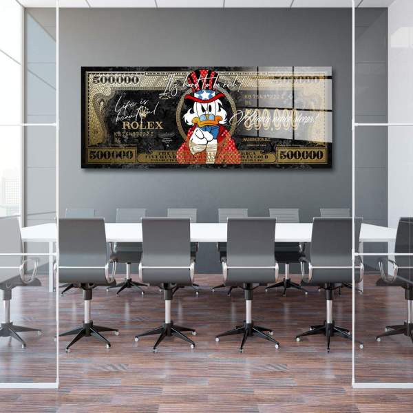 Blattgold Wandbild von Kunstgestalten24