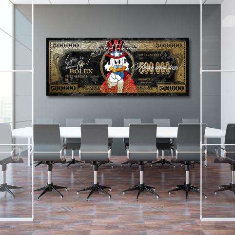 Blattgold Wandbild von Kunstgestalten24