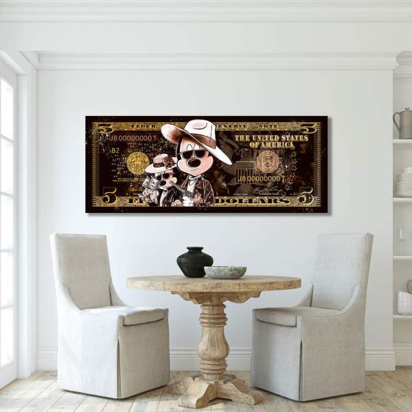 Mickey Leinwandbild von Kunstgestalten24