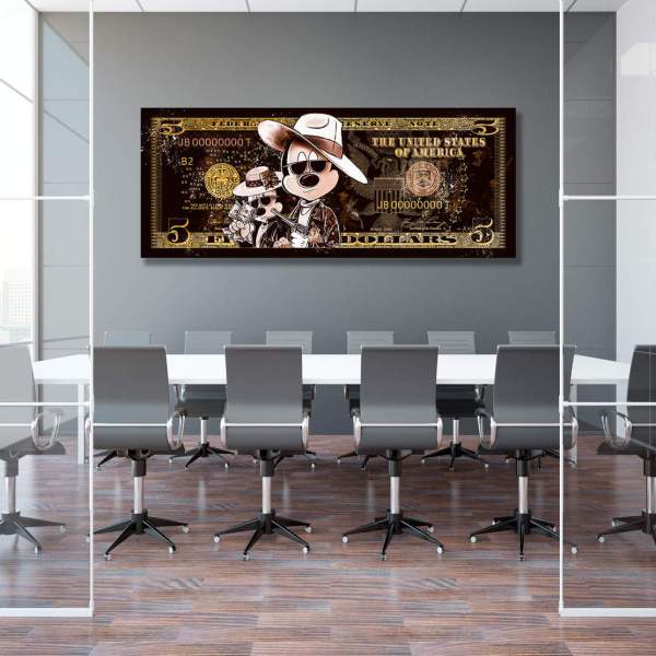 Mickey Leinwandbild von Kunstgestalten24